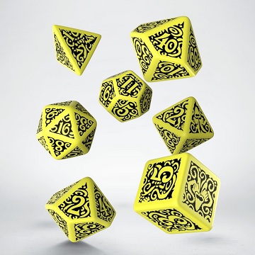 Q-Workshop: 7 Dice Set- Call Of Cthulhu: Outer Gods - HASTUR 