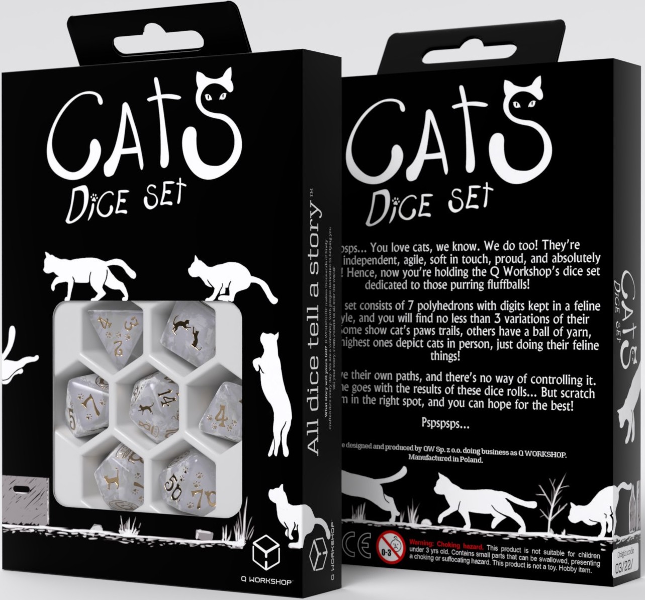Q-Workshop: CATS DICE SET PURRL 