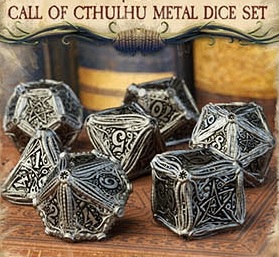 Q-Workshop: Metal Call of Cthulhu Dice 