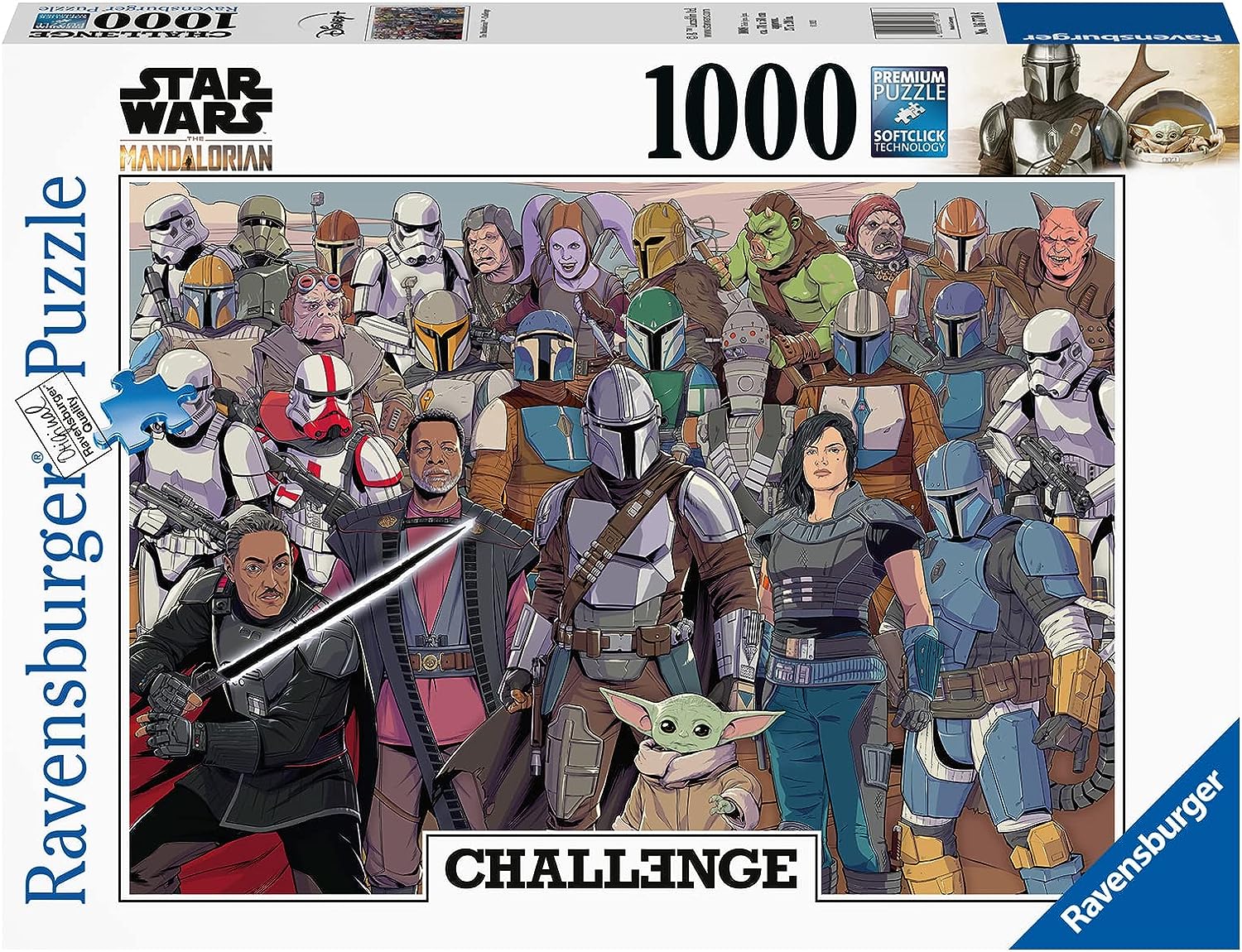 Ravensburger Puzzles (1000): Star Wars: The Mandalorian Challenge 