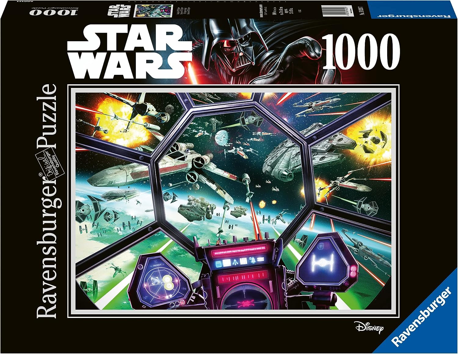 Ravensburger Puzzles (1000): Star Wars: Tie Fighter Cockpit 