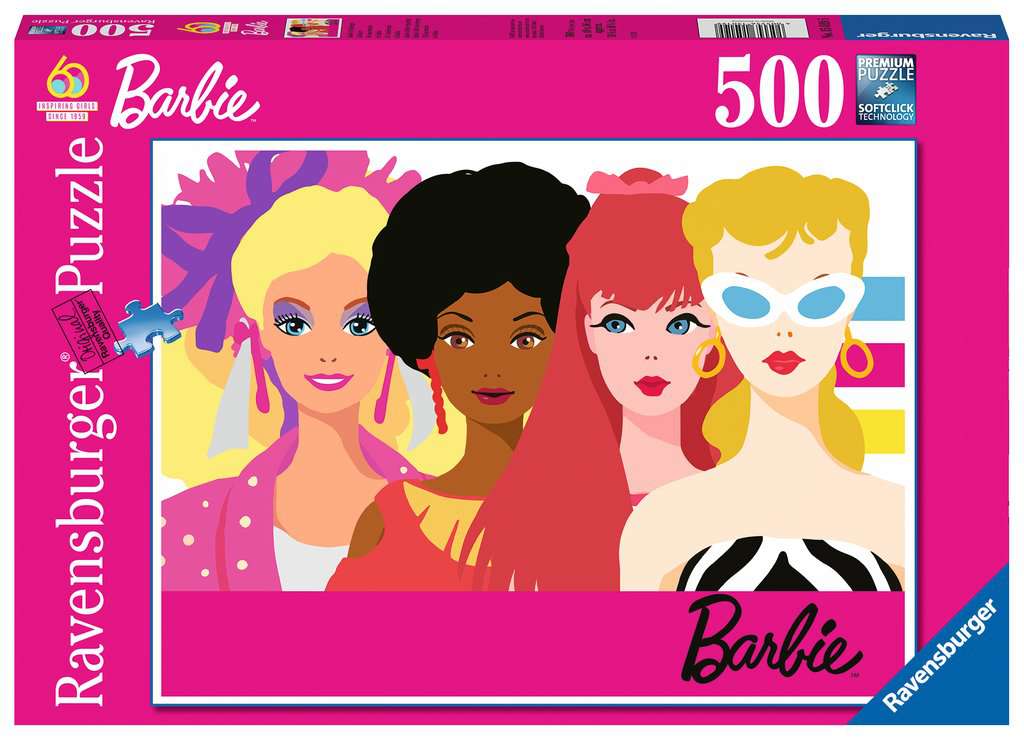 Ravensburger Puzzles (500): Barbie 60th Anniversary 