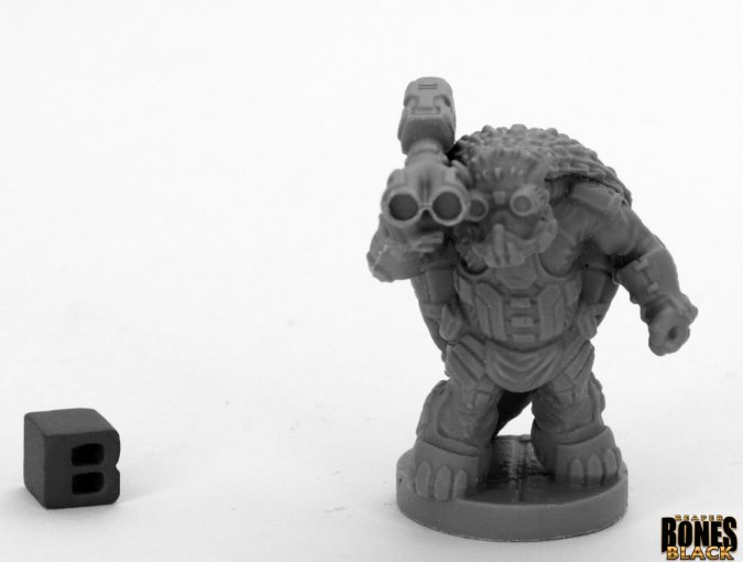 Reaper Bones Black: Armorback Demolitionist 