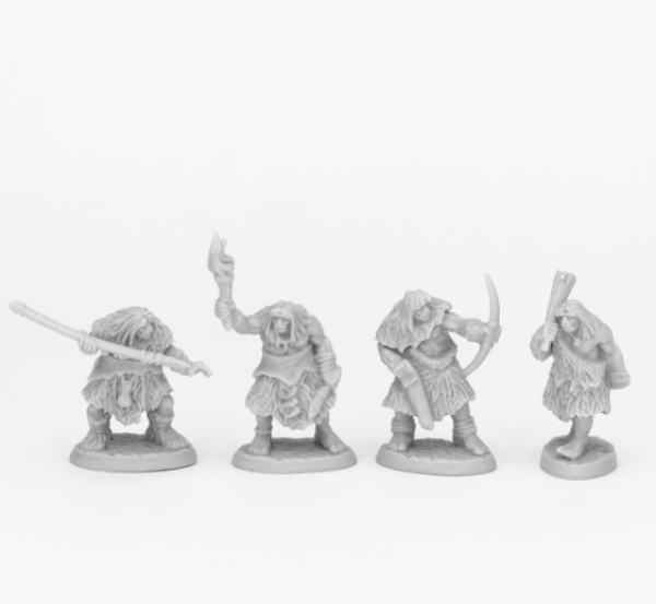 Reaper Bones Black: Black Bear Tribe Cavemen 