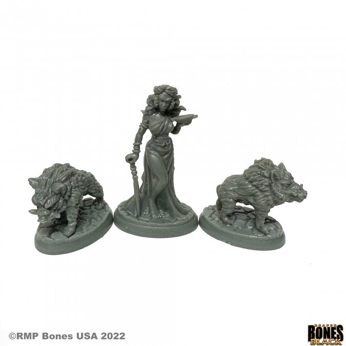 Reaper Bones Black: Circe and Pigs 
