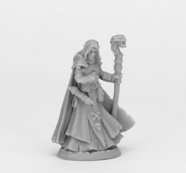 Reaper Bones Black: Dark Elf Wizard 