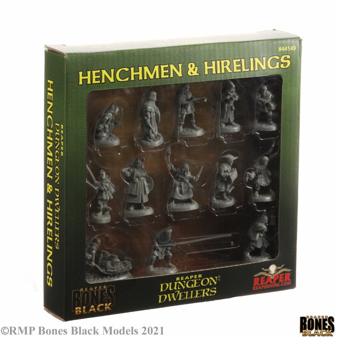 Reaper Bones Black: HENCHMEN AND HIRELINGS 