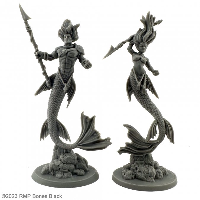 Reaper Bones Black: Merfolk Rangers (2) 