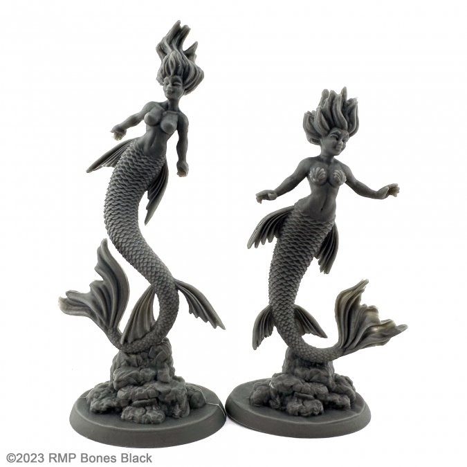 Reaper Bones Black: Mermaid and Siren 