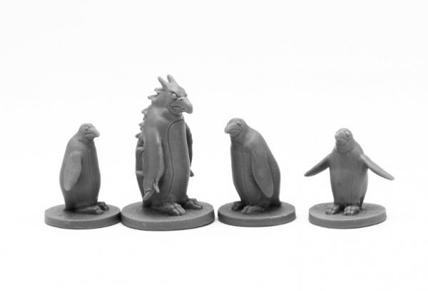 Reaper Bones Black: Penguin Attack Pack 