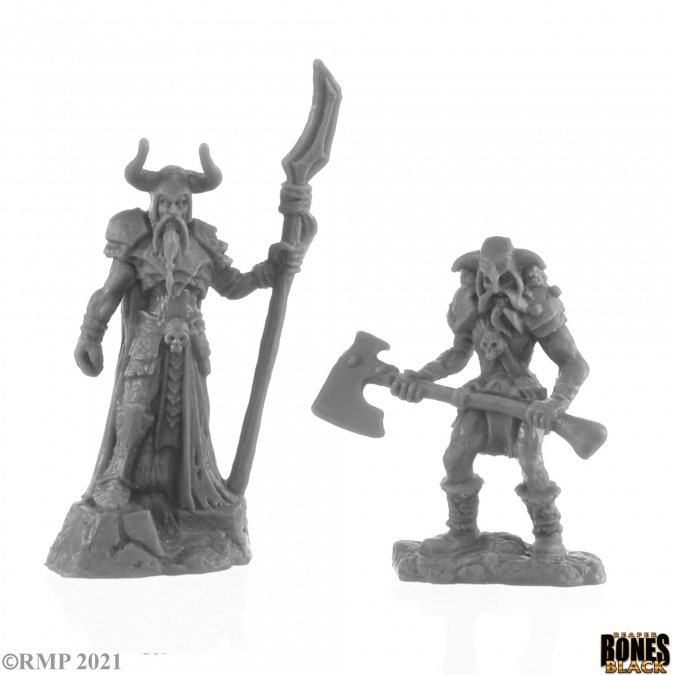 Reaper Bones Black: Rune Wight Thane and Jarl 