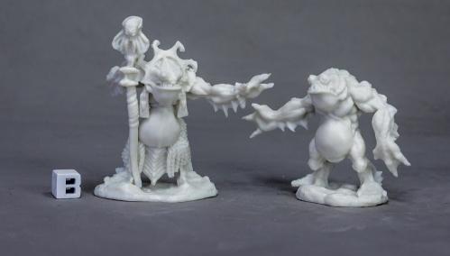 Reaper: Dark Heaven Bones: Deep Ones Priest and Servitor (2) 