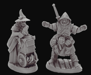 Reaper Bones Black: Dreadmere Townsfolk- Fishmongers 