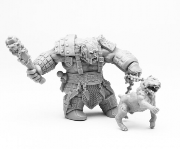Reaper: Dark Heaven Bones: Fire Giant Huntsman w/ Hell Hound 