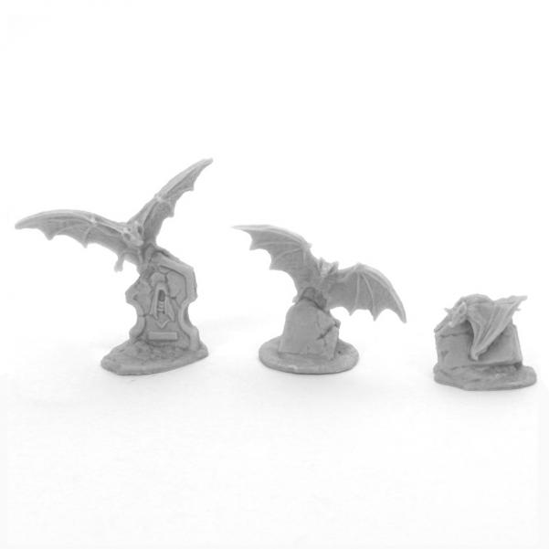 Reaper Bones Black: Giant Bats 