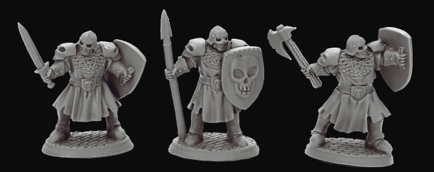 Reaper Bones Black: Maggotcrown Men at Arms 
