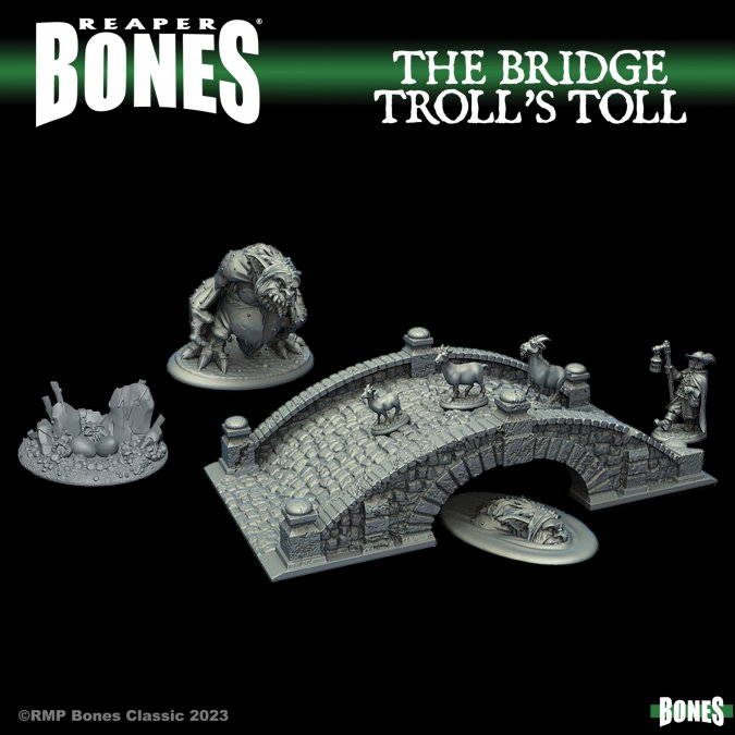 Reaper: Dark Heaven Bones: The Bridge Trolls Toll Bones Classic Deluxe Boxed Set 