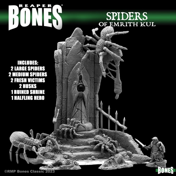 Reaper: Dark Heaven Bones: The Spiders of Emrith Kul 