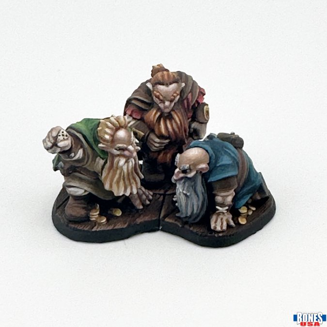Reaper Legends: Townsfolk Gambing Dwarves (3) 