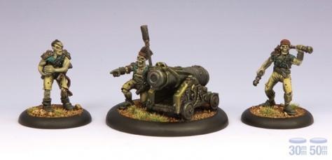 Warmachine: Cryx (34063): Revenant Cannon Crew 