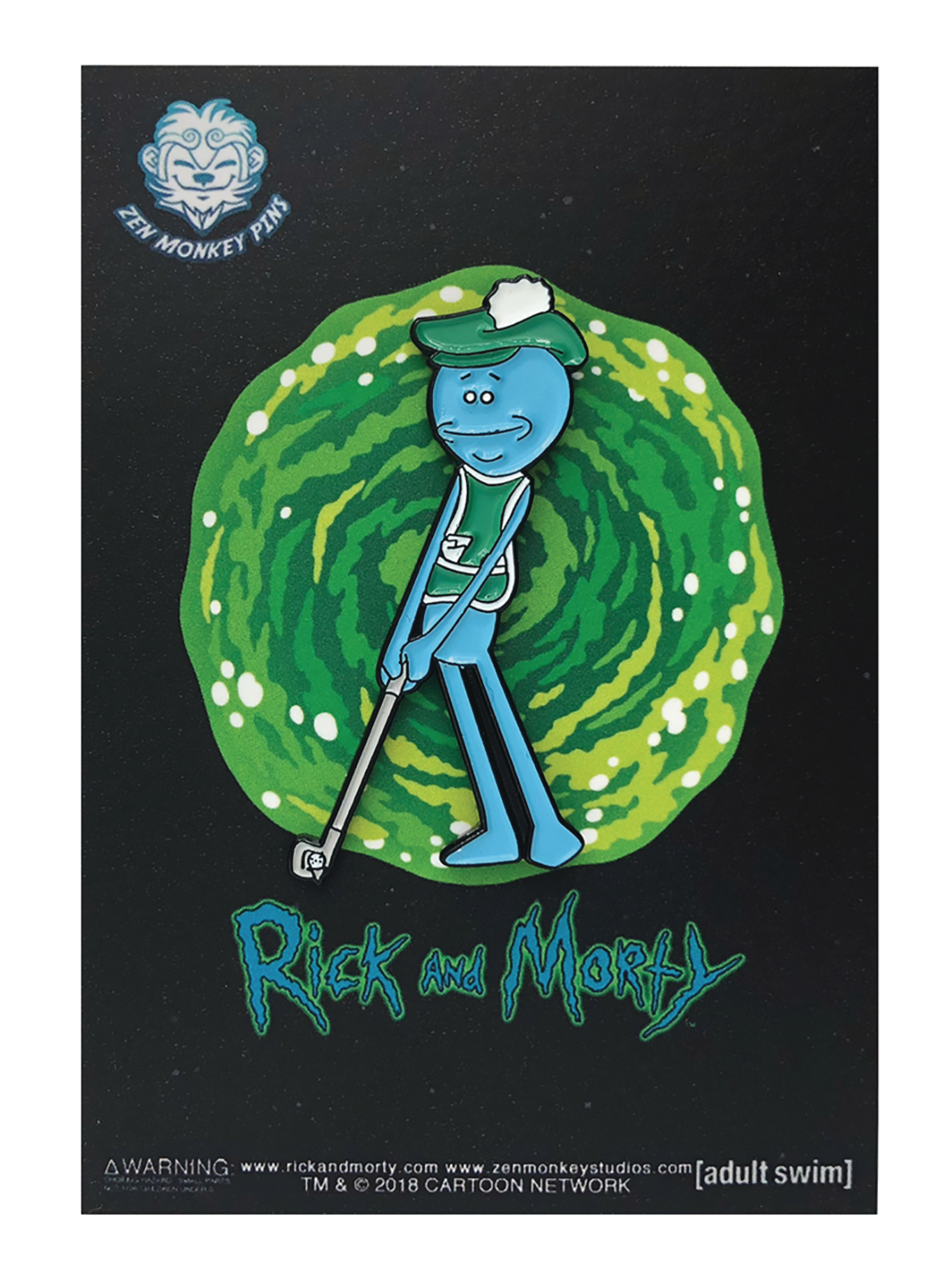 Rick and Morty: Golfing Meeseeks Lapel Pin 