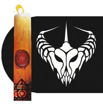 Ritual Candle Dice Tube: Crown of the Night Mother 