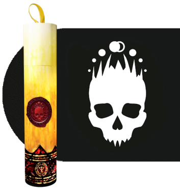 Ritual Candle Dice Tube: Mark of the Necronomicon 