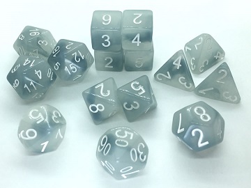Role 4 Initiative: Polyhedral 15 Dice Set: GHOSTLY GRUDGE 