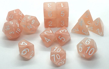 Role 4 Initiative: Polyhedral 15 Dice Set: PIXIE WINGS 