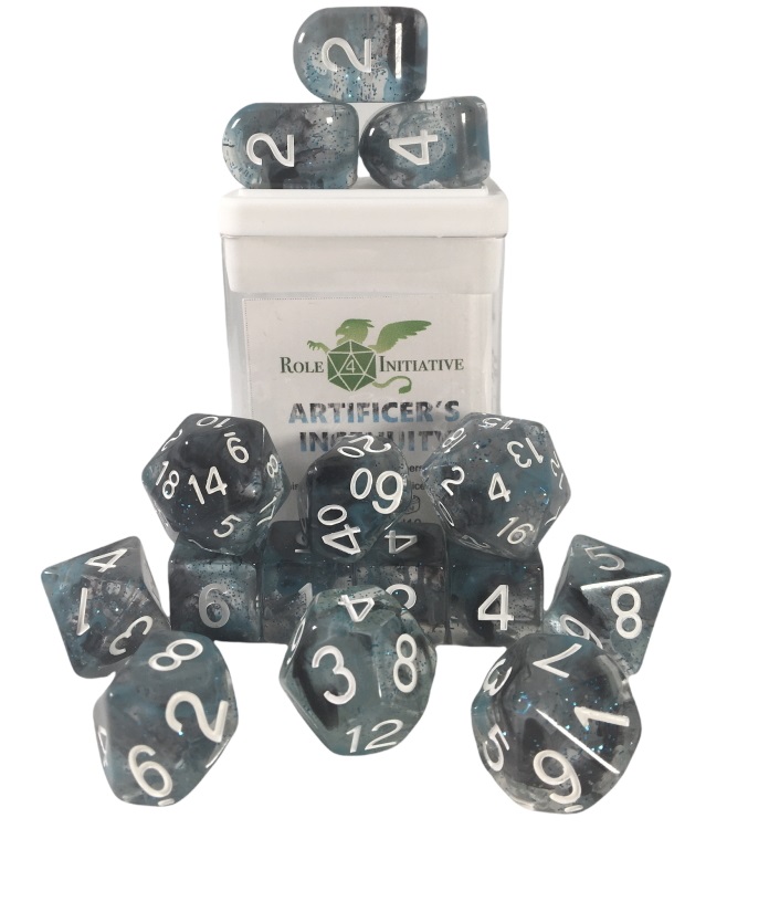 Role 4 Initiative: Polyhedral 15 Dice Set: Symbol: Artificers Ingenuity Arch D4 