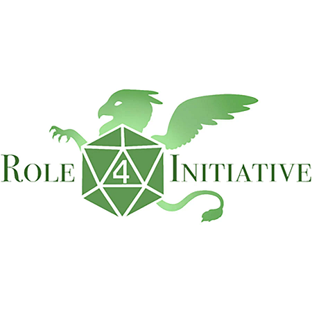 Role 4 Initiative: SET OF 7 DICE: GOBLIN GREEN W/ SYMBOL ARCHD4  