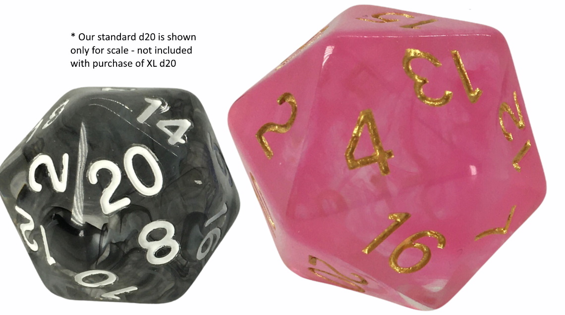 Role 4 Initiative XL D20: Rose Gold 