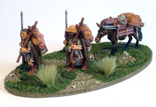 Hail Caesar: Imperial Romans: Mule & Marching Legionaries 