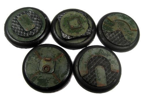 Secret Weapon Miniatures: Iron Deck: 40mm Round Lip 