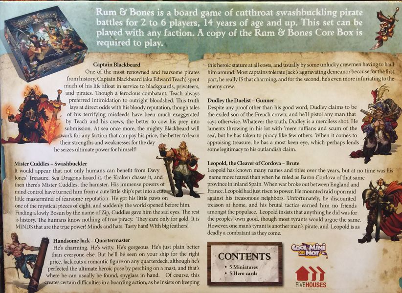 Rum & Bones: Mercenaries Promos Set #1 