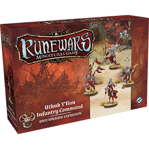 RuneWars Miniatures Game: Uthuk Yllan Infantry Command Unit Expansion 