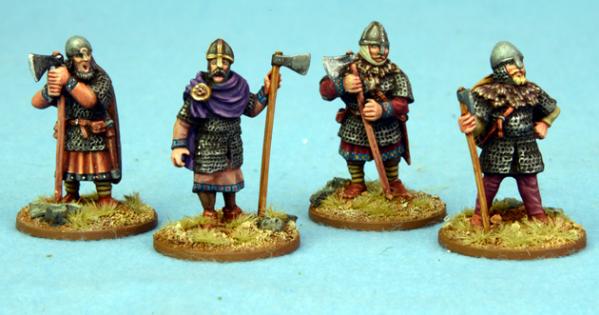 SAGA: Anglo-Danish: Huscarls with axes - Standing (Hearthguard) 