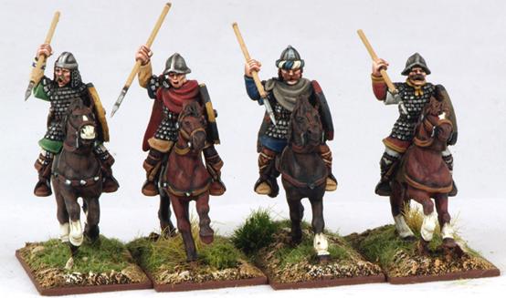 SAGA: Carolingian: Mounted Carolingian Hearthguards #1 (4) 