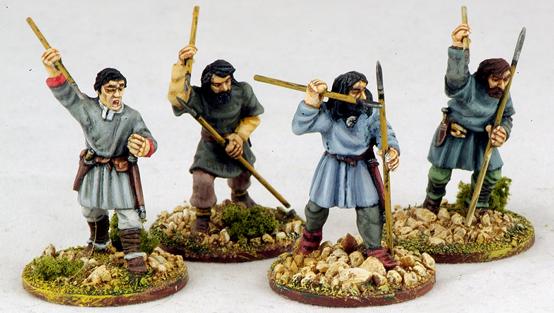 SAGA: Carolingian: Skirmishers (Javelins) (4) 