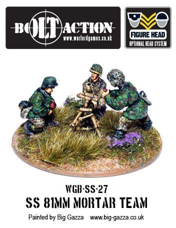 Bolt Action: German: Waffen SS 81mm Medium Mortar 