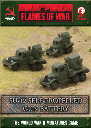 Flames of War: Soviet: SU-12 Self-propelled Gun Battery 