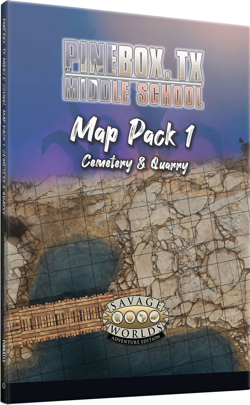 Savage Worlds: Pinebox Middle School: Map Pack 1 