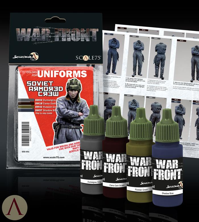 Scale 75: Warfront- COLORS FOR UNIFORMS SOVIET ARMORED CREW 