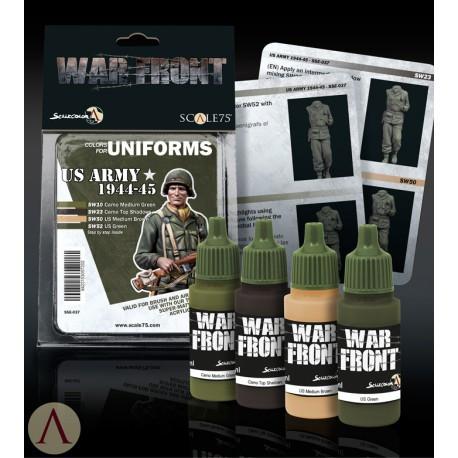 Scale 75: Warfront- COLORS FOR UNIFORMS US ARMY 1944-45 
