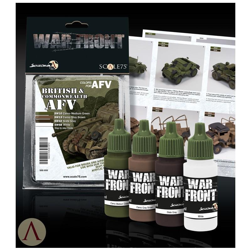 Scale 75: Warfront Colors For AFV- BRITISH AND COMMONWEALTH AFV 