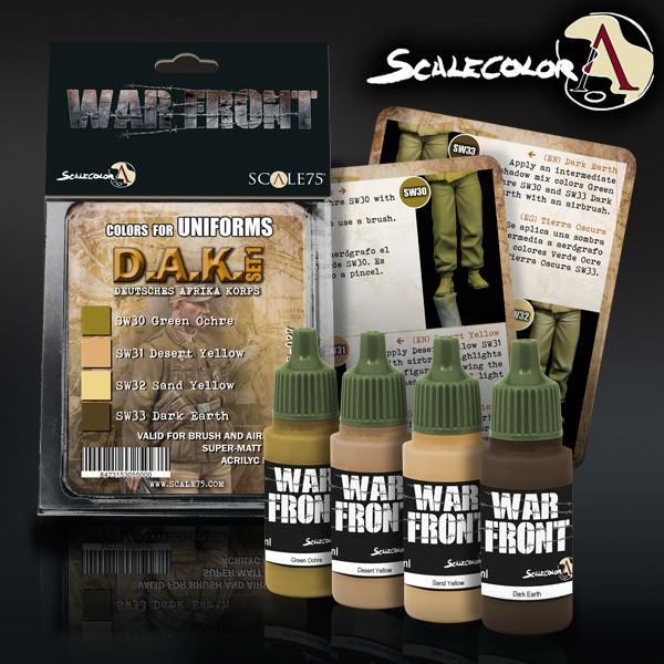 Scale 75: Warfront- Colors For Uniforms D.A.K. SET 1 