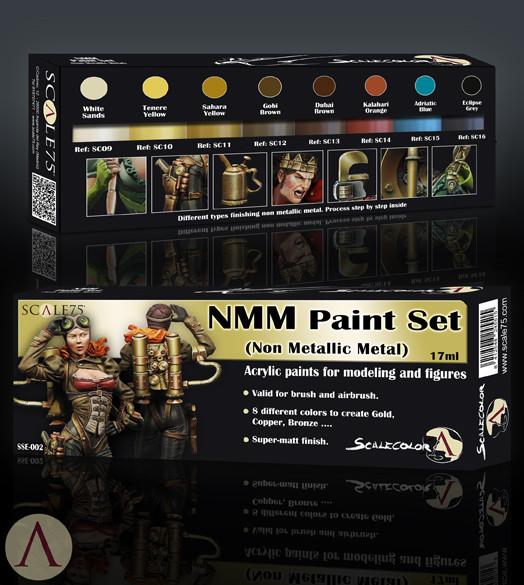 Scalecolor: NMM PAINT SET GOLD AND COPPER 