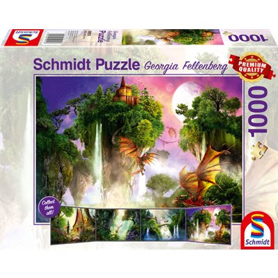 Schmidt Spiele Puzzles (1000): Custodians of the Forest (DAMAGED) 
