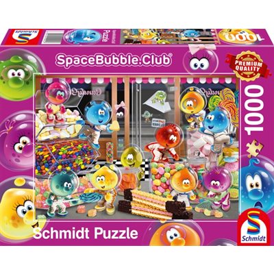 Schmidt Spiele Puzzles (1000): Happy Together in the Candy Store (DAMAGED) 
