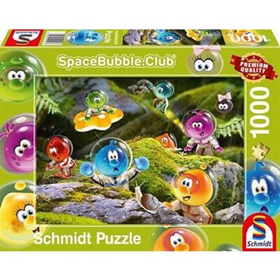 Schmidt Spiele Puzzles (1000): Landing in a Forest of Moss (DAMAGED) 